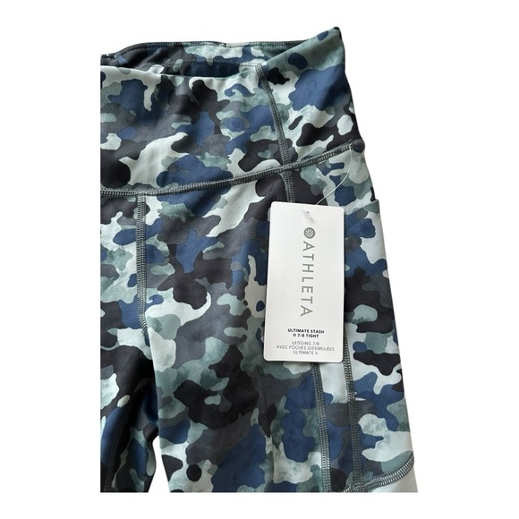 Athleta ultimate stash tight cloud 2 7/8 leggings.  Size small NWT - Picture 4 of 5